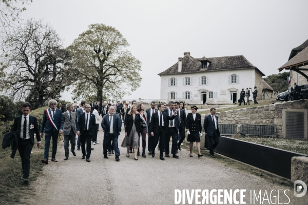 E. Macron, Maison d’Izieu