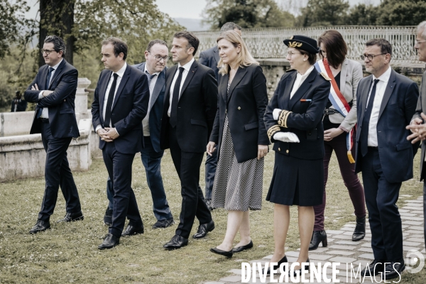 E. Macron, Maison d’Izieu
