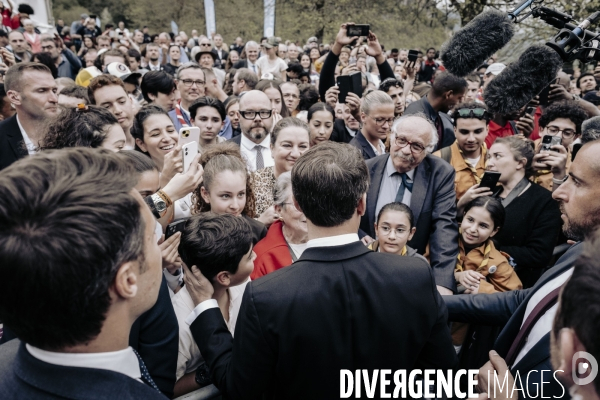 E. Macron, Maison d’Izieu