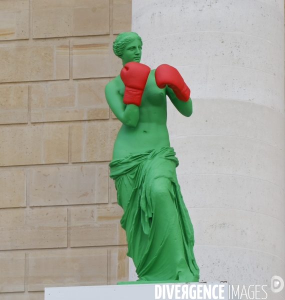 Six venus pour celebrer l olympiste devant l assemblee nationale