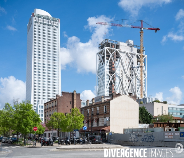Chantier de la tour Pleyel et de la Tour Maestro