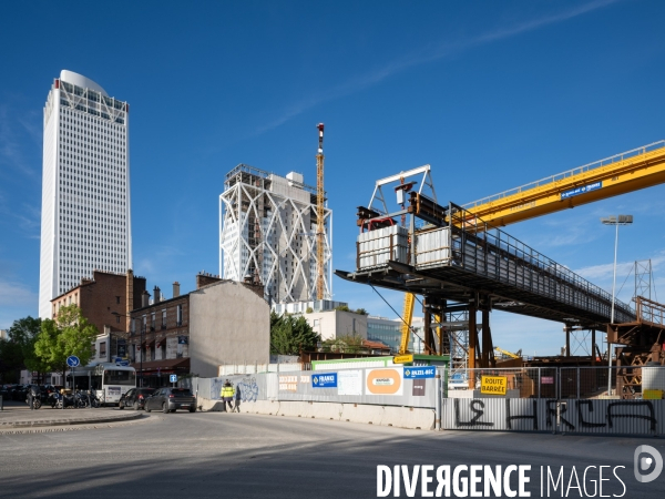 Chantier de la tour Pleyel et de la Tour Maestro