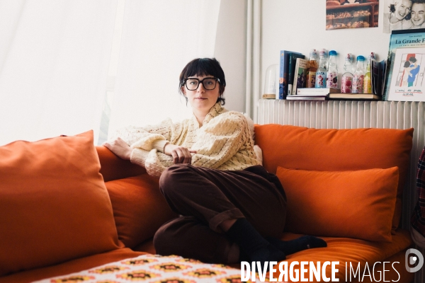 Paris, France. 9 février 2024. Portrait de Pauline de Tarragon (Pi Ja Ma).