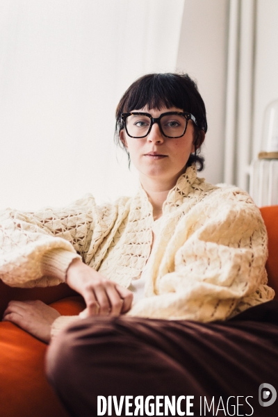 Paris, France. 9 février 2024. Portrait de Pauline de Tarragon (Pi Ja Ma).