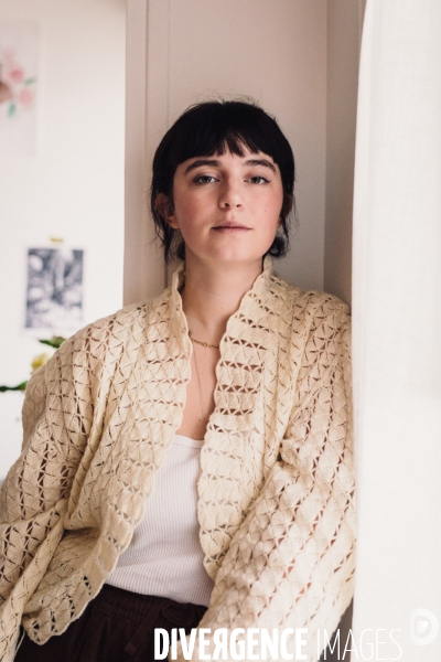 Paris, France. 9 février 2024. Portrait de Pauline de Tarragon (Pi Ja Ma).