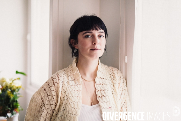 Paris, France. 9 février 2024. Portrait de Pauline de Tarragon (Pi Ja Ma).