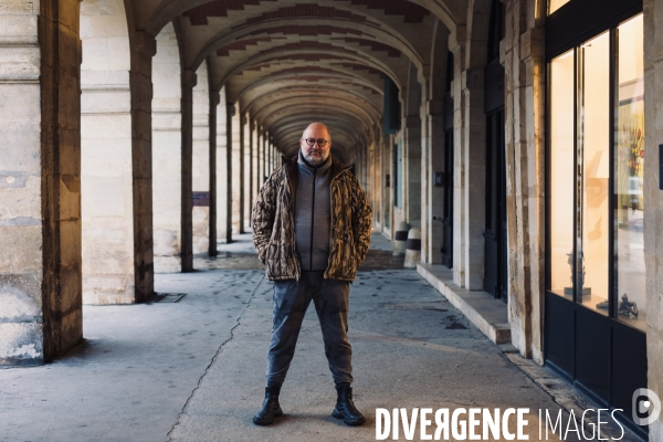 Paris, France. 30 Janvier 2024. Portrait de Jean-David Morvan.
