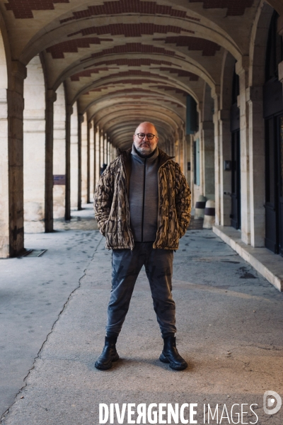 Paris, France. 30 Janvier 2024. Portrait de Jean-David Morvan.