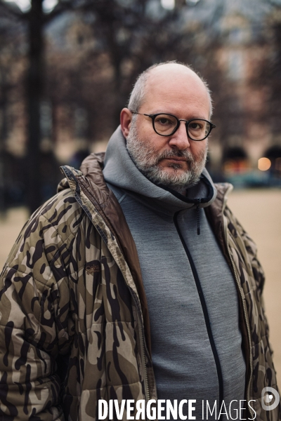 Paris, France. 30 Janvier 2024. Portrait de Jean-David Morvan.
