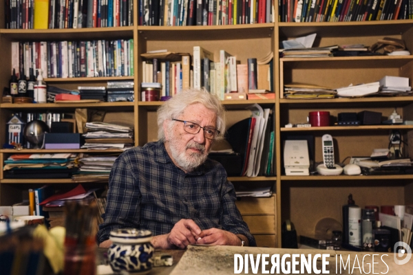 Paris, France. 22 Janvier 2024. Portrait croisé de Dominique Grange et de Jacques Tardi.