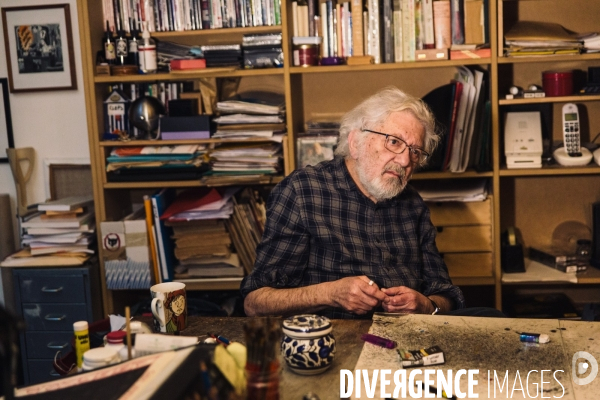 Paris, France. 22 Janvier 2024. Portrait croisé de Dominique Grange et de Jacques Tardi.