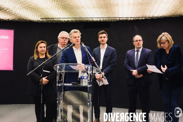 Paris, France. 10 janvier 2024. conférence de presse de Léon Deffontaines de lancement de campagne pour les élections européennes du 9 juin 2024.