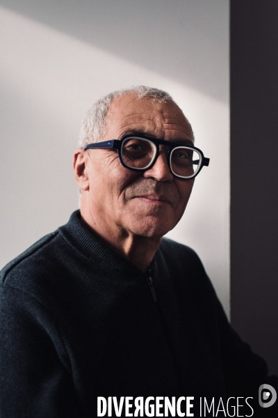 Paris, France. 14 février 2024. Portrait d Ahmed Madani, auteur et metteur en scène.