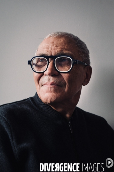 Paris, France. 14 février 2024. Portrait d Ahmed Madani, auteur et metteur en scène.