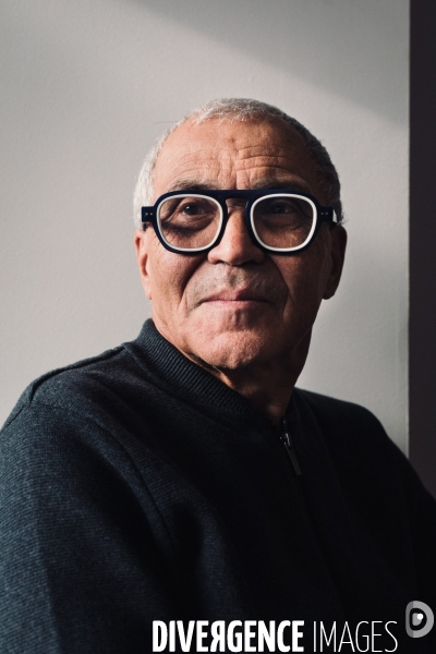 Paris, France. 14 février 2024. Portrait d Ahmed Madani, auteur et metteur en scène.