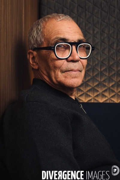 Paris, France. 14 février 2024. Portrait d Ahmed Madani, auteur et metteur en scène.