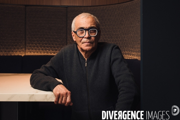 Paris, France. 14 février 2024. Portrait d Ahmed Madani, auteur et metteur en scène.