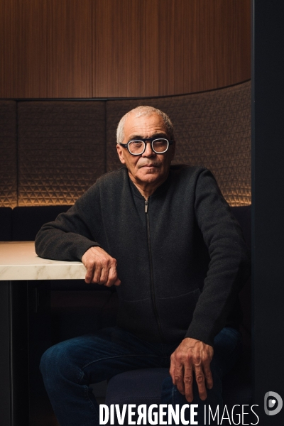 Paris, France. 14 février 2024. Portrait d Ahmed Madani, auteur et metteur en scène.