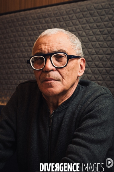 Paris, France. 14 février 2024. Portrait d Ahmed Madani, auteur et metteur en scène.