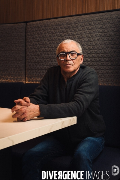 Paris, France. 14 février 2024. Portrait d Ahmed Madani, auteur et metteur en scène.