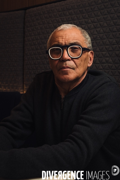Paris, France. 14 février 2024. Portrait d Ahmed Madani, auteur et metteur en scène.