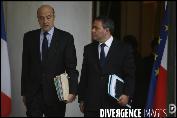 Premier conseil des ministres du nouveau gouvernement fillon