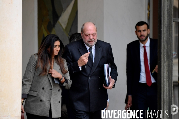 Prisca Thevenot avec Éric Dupond Moretti