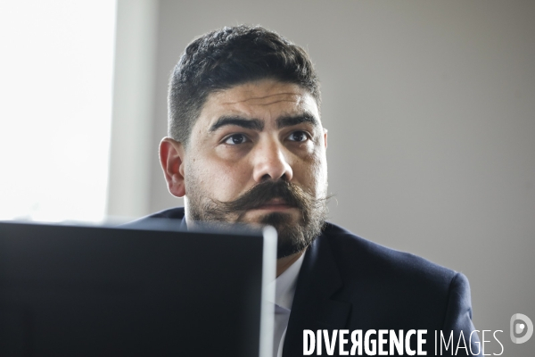 Guillaume Kasbarian lors de la remise du rapport de David Amiel sur le logement des agents publics