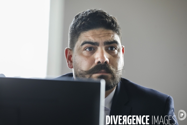 Guillaume Kasbarian lors de la remise du rapport de David Amiel sur le logement des agents publics