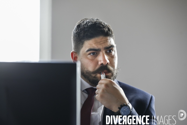 Guillaume Kasbarian lors de la remise du rapport de David Amiel sur le logement des agents publics