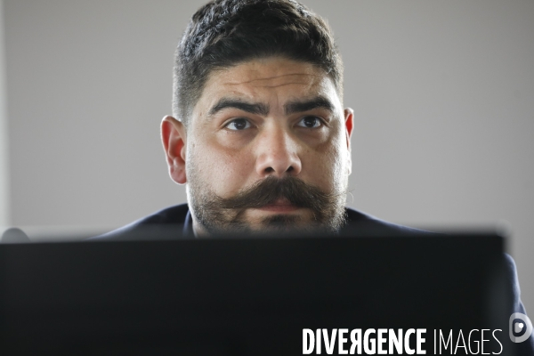 Guillaume Kasbarian lors de la remise du rapport de David Amiel sur le logement des agents publics