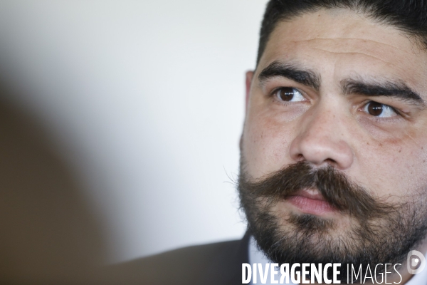 Guillaume Kasbarian lors de la remise du rapport de David Amiel sur le logement des agents publics