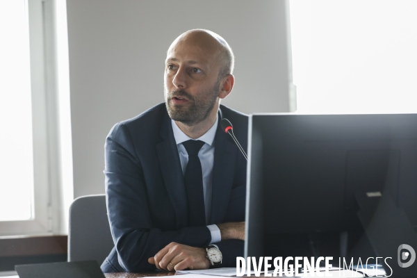 Guillaume Kasbarian et Stanislas Guerini, Remise du rapport de David Amiel sur le logement des agents publics