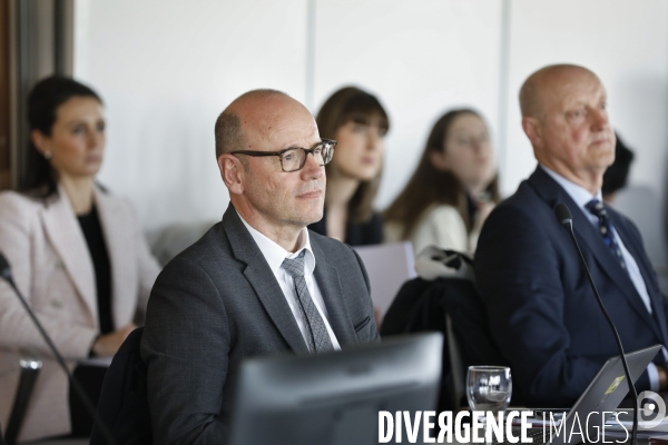 Guillaume Kasbarian et Stanislas Guerini, Remise du rapport de David Amiel sur le logement des agents publics