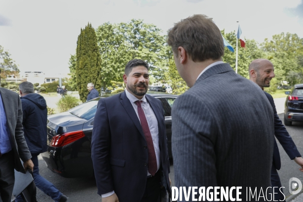 Guillaume Kasbarian et Stanislas Guerini, Remise du rapport de David Amiel sur le logement des agents publics