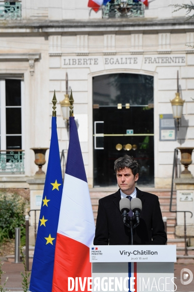 Gabriel ATTAL / Discours sur l autorité au coeur de la République 