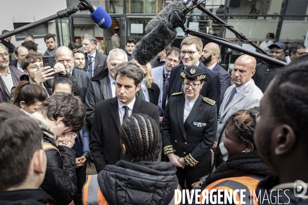 Gabriel Attal, discours sur la violence juvénile