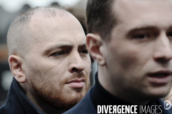Élections européennes / Jordan Bardella avec Matthieu Valet