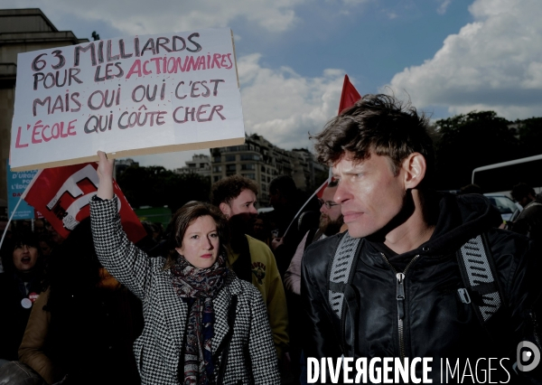 Mobilisation des enseignants de Seine Saint Denis