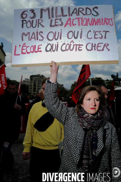 Mobilisation des enseignants de Seine Saint Denis