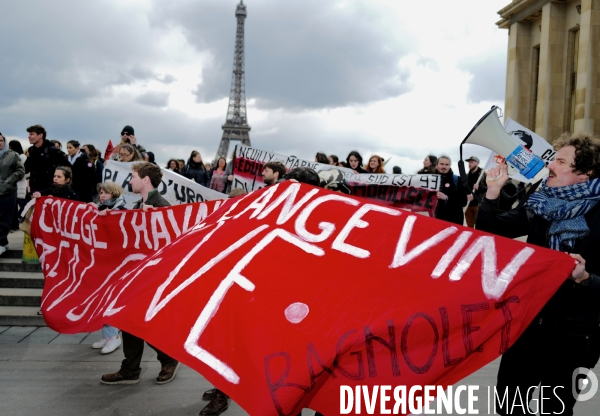 Mobilisation des enseignants de Seine Saint Denis