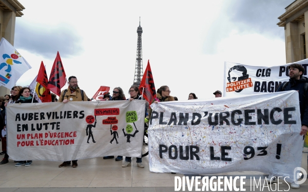 Mobilisation des enseignants de Seine Saint Denis