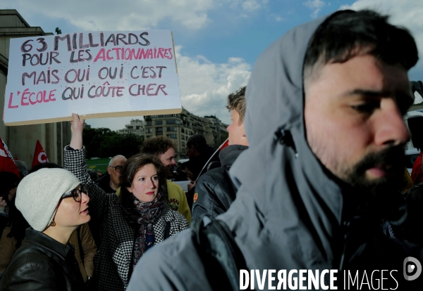 Mobilisation des enseignants de Seine Saint Denis