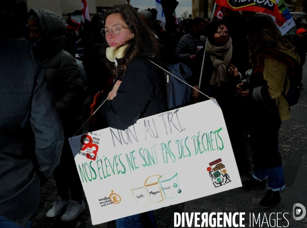 Mobilisation des enseignants de Seine Saint Denis