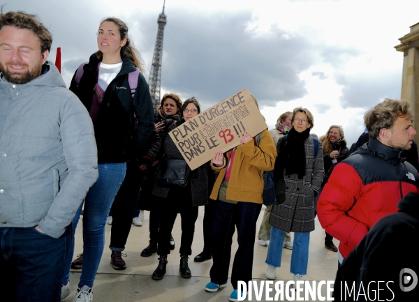 Mobilisation des enseignants de Seine Saint Denis