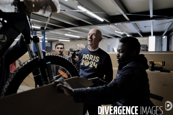 Roland Lescure visite le site Upway