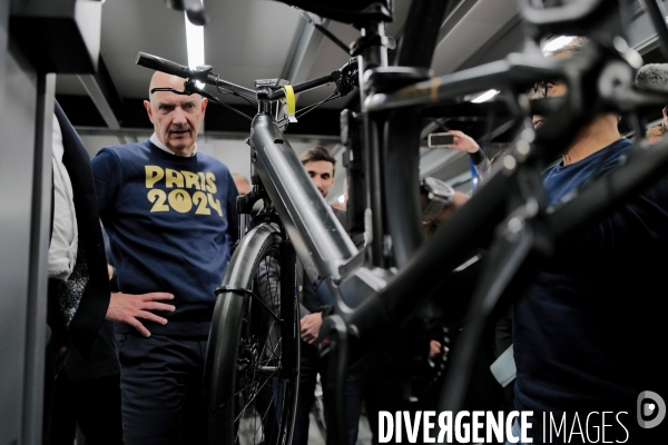 Roland Lescure visite le site Upway