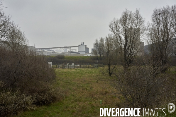 La fonderie Aluminium Dunkerque, à Loon-Plage, le 11 mars 2024. Plus grande fonderie d’aluminium d’Europe et premier consommateur électrique français.