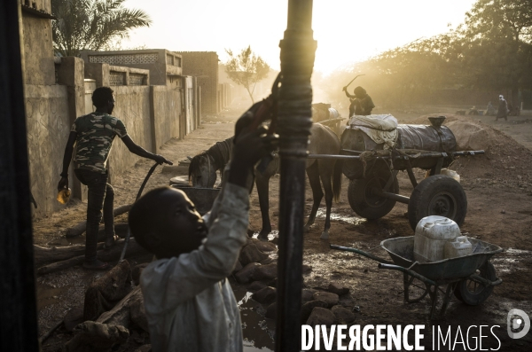 Ville d  adre, tchad.