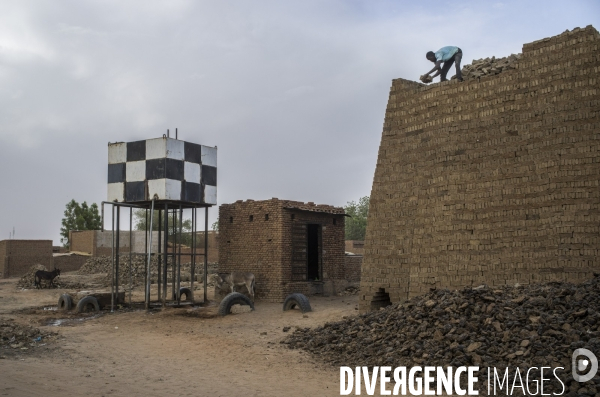 Ville d  adre, tchad.